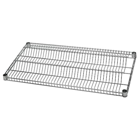 Quantum Storage Systems One 18"WX36"L 40 Reel Wire Shelf, Chrome 1836R40C